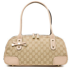 Gucci Princy Boston Bag Medium Beige Pink